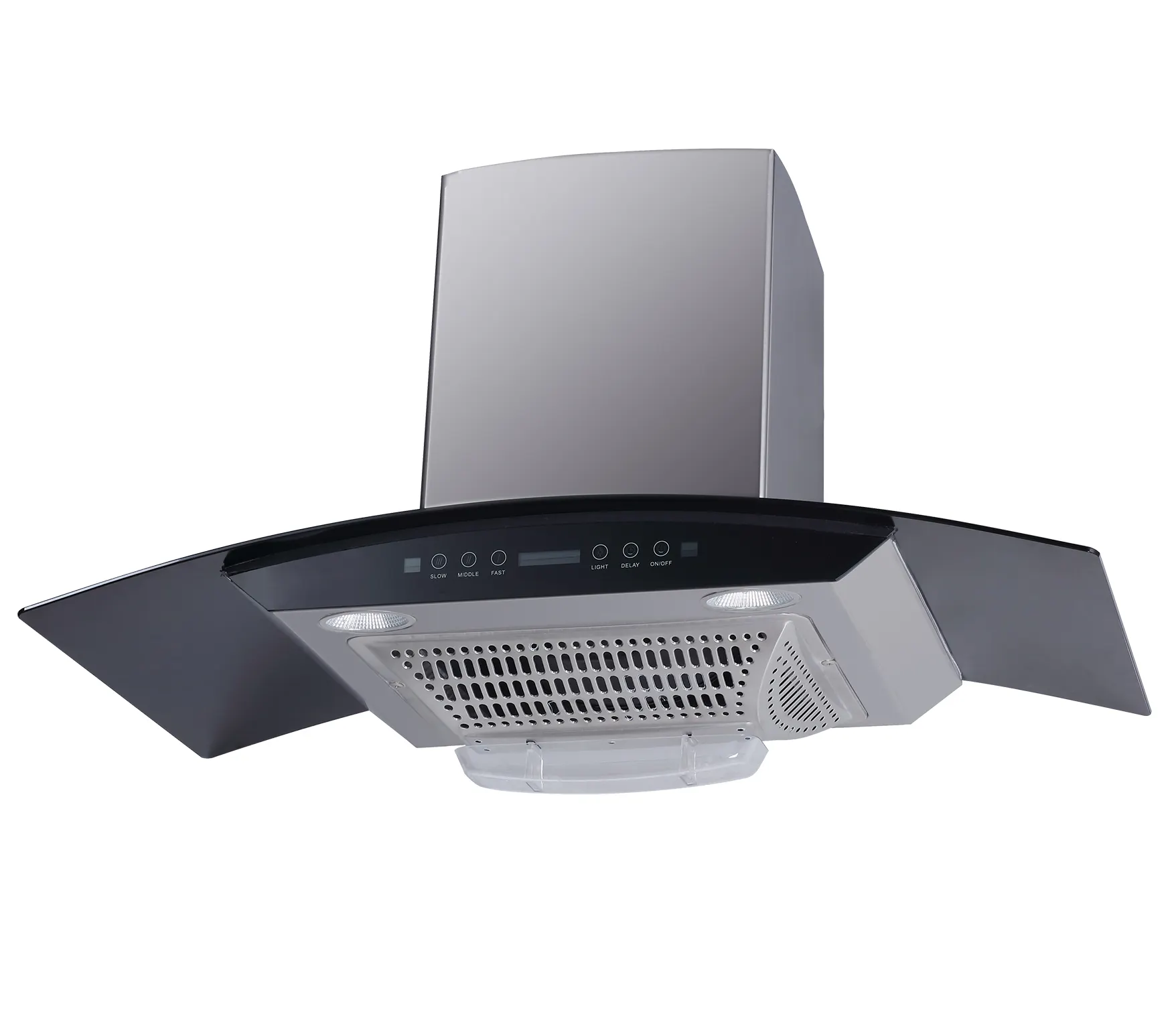 hot sale kitchen appliance exhaust hood with copper motor stainless steel range hood