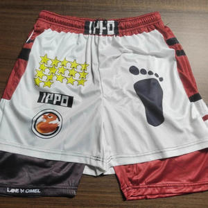 Pantalones Cortos Deportivos Casuales Impermeables al por Mayor para Adultos, Doble Capa, Cintura Elástica, Diseño Sublimado para Entrenamiento Activo y Running - Product Image 3