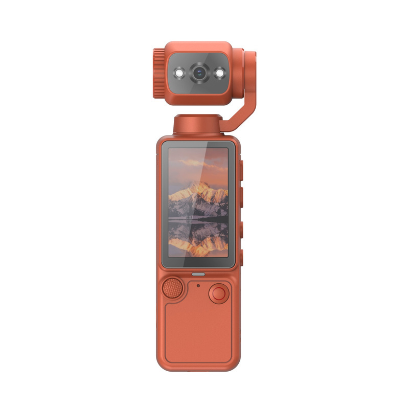 Naranja [Tarjeta de 32 GB + Mini trípode + Cordón + Cable USB]