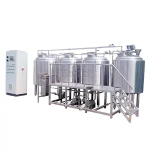 3500L Tiantai beer equipment sistema di microbirrificio fermentatore conico in acciaio inossidabile per la produzione di birra in vendita