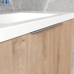 Vanité murale <span class=keywords><strong>de</strong></span> conception <span class=keywords><strong>Simple</strong></span>, <span class=keywords><strong>meuble</strong></span> <span class=keywords><strong>de</strong></span> <span class=keywords><strong>salle</strong></span> <span class=keywords><strong>de</strong></span> bains, une pièce tout en bois flottant 24 36 pouces, vanité <span class=keywords><strong>de</strong></span> <span class=keywords><strong>salle</strong></span> <span class=keywords><strong>de</strong></span> bains avec ensemble d'évier moderne - Product Image 2