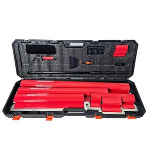 Outil <span class=keywords><strong>de</strong></span> plâtrage DIY type ciseau en acier inoxydable avec manche en plastique, lame <span class=keywords><strong>de</strong></span> raclage thermolaquée, <span class=keywords><strong>spatule</strong></span> pour application <span class=keywords><strong>de</strong></span> mastic et <span class=keywords><strong>lissage</strong></span> - Product Image 4
