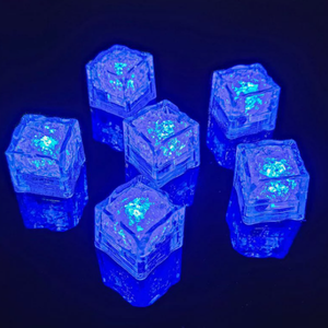 Cubitos de Hielo LED con Luz Brillante, Luces LED Intermitentes Rápidas y Lentas, Cubitos de Hielo LED Brillantes para Fiestas, Bares, <span class=keywords><strong>Navidad</strong></span> - Product Image 4