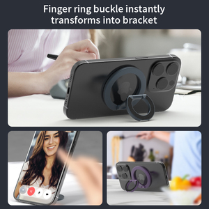 <span class=keywords><strong>Support</strong></span> magnétique pour téléphone Chaomei S01 pour <span class=keywords><strong>voiture</strong></span>, double rotation à 360° °   <span class=keywords><strong>Support</strong></span> métallique robuste rotatif - Product Image 6