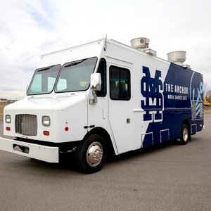Camion de restauration mobile Ford F59 en acier inoxydable, camion de restauration de rue personnalisé, véhicule de restauration rapide pour service extérieur - Product Image 1