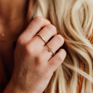 Anelli Minimalisti a Buon Prezzo per Donne in <span class=keywords><strong>Argento</strong></span> Sterling 925 Fede Nuziale Placcata Oro 18k per Donne - Product Image 4