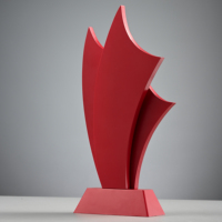 Trophées de récompenses d'affaires avec logo créatif personnalisé Plaques solides en métal PVC verre cristal Offre Spéciale souvenir sportif