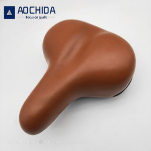 Design minimaliste marron PVC sous vide doux confort imperméable à l'eau balle rembourrée <span class=keywords><strong>selle</strong></span> de vélo de montagne <span class=keywords><strong>selle</strong></span> de vélo électrique - Product Image 5