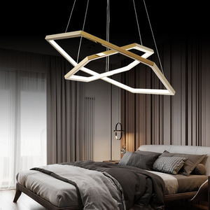 โคมไฟ LED สไตล์มินิมอลหลังยุคใหม่ สำหรับร้านอาหาร วิลล่าทันสมัย ดีไซน์สร้างสรรค์ คลับเฮาส์ โรงแรม ห้องนั่งเล่น สำนักงานขาย โคมไฟระย้า ใช้ไฟ AC - Product Image 3