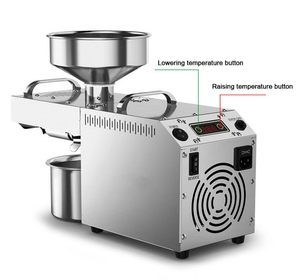 Acero inoxidable pequeño portátil automático girasol té pimienta colza adelfa soja sésamo maní máquina de prensa de aceite - Product Image 3