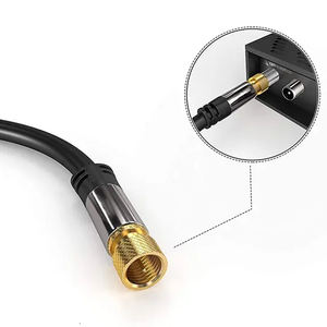 Faisceau de câbles d'antenne TV coaxial Audio vidéo mâle à mâle connecteur Satellite RG6 <span class=keywords><strong>PVC</strong></span> isolé pour les applications électroniques - Product Image 3
