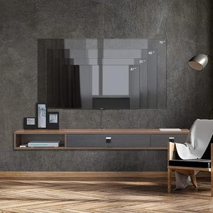 MAYHOME Meuble TV flottant <span class=keywords><strong>Console</strong></span> multimédia de divertissement moderne Grand <span class=keywords><strong>banc</strong></span> TV de rangement pour salon <span class=keywords><strong>et</strong></span> bureau - Product Image 5