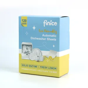 FNC924 Finice Automatic Detergent Dishwashing Tablet Sheet All In 1 Dishwashing Sheet Dishwasher Tablets