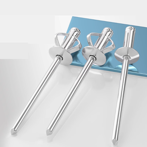 Chất Lượng Cao Tùy Chỉnh 304 Thép Không Gỉ Mở End Mù Đinh Tán Phẳng Đầu Rắn Đinh Tán Trong Nhôm Brass Vật Liệu Đồng - Product Image 2