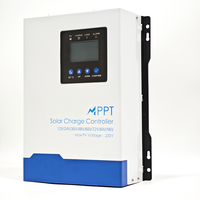 Contrôleur de Charge Solaire MPPT 120A Prix Usine Entrée PV 230V Automatique pour 12V/-96V Écran LCD RS485 Efficacité 95-99% Usage Domestique