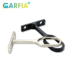 Soporte de Varilla para Armario <span class=keywords><strong>Garfia</strong></span> de Aleación de Zinc, Soporte Ovalado para Barra de Armario de 15 mm x 30 mm - Product Image 5