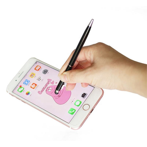 Cadeau publicitaire, stylo capacitif 2 en 1 en métal, stylo à bille à écriture fluide, plusieurs couleurs disponibles - Product Image 5