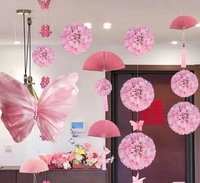 Boule de fleurs artificielles suspendue personnalisée, magnifique, protégée contre les UV, Gypsophila, plante en boule, topiaire, boule verte et blanche pour Halloween