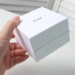 Custom Printed White Cardboard Mini Kids Jewelry Box