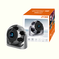 Projecteur LCD Mini Rotatif OEM JY360 1080P 3D Intégré / WiFi Android 13 4000 Lumens pour Extérieur et Home Cinéma, Auto-justification