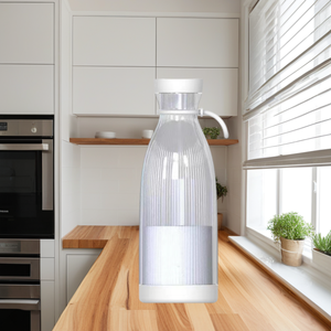 Offre Spéciale Usb charge sans fil bouteille de vin jus tasse 4 feuilles <span class=keywords><strong>couteau</strong></span> tête Portable presse-agrumes jus tasse Mini presse-agrumes - Product Image 5