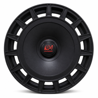 Nouvelle jante en alliage d'aluminium forgé LM, style turbofan monobloc, noir mat, 18-22 pouces, 5x114.3