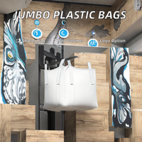 Bolsas Jumbo de Plástico Resistentes, Precio de Fábrica en China, Contenedores Tejidos Grandes para Empaque, Material PP