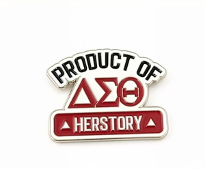Broche Personalizable de la Hermandad Griega DST con Diseño de Logotipo de Capital <span class=keywords><strong>Delta</strong></span> 1913 en Esmalte Duro Exquisito - Product Image 2