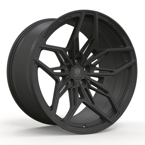 Nuevas Llantas de Carreras Ligeras de Aluminio Forjado 6061-T6 de 17 Pulgadas, de Una Pieza, Color Negro, PCD 112MM, ET 12mm, 1 Año de Garantía para Autos - Product Image 3