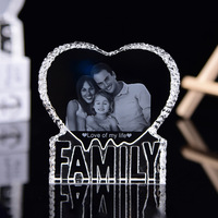 Honneur de cristal personnalisé 3D Laser Photo amour anniversaire de mariage Souvenir cristal faveurs de mariage