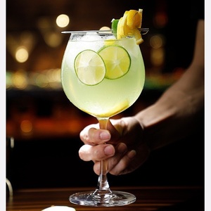 Verre à gin tonic transparent, gobelet personnalisé avec logo, verre à cocktail haut pour bar, pub, hôtel, verre à gin tonic très vendu en Europe - Product Image 4