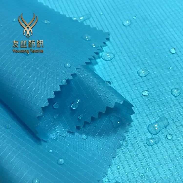 Tissu gaufré polyester 210T, 0.3, imperméable, anti-déchirure, pour tente extérieure, housse de parapluie, cerf-volant