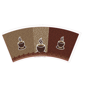 Hot Bán Dùng Một Lần Tùy Chỉnh In Cấp Thực Phẩm Nguyên Liệu Giấy Cup Fan Dùng Một Lần Pe Tráng Cốc Giấy Fan Hâm Mộ - Product Image 1