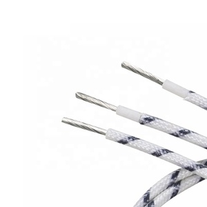 Fil haute température UL3071 600V 200C 13AWG 14AWG 16AWG 18AWG en silicone tressé avec fibre de verre, fournisseur de fils pour chauffage par convection - Product Image 3