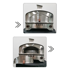<span class=keywords><strong>Four</strong></span> à <span class=keywords><strong>pizza</strong></span> au gaz portable professionnel en acier inoxydable pour l'intérieur et l'extérieur - Product Image 3
