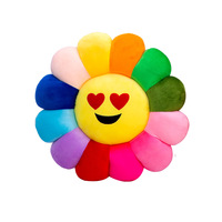 Dibujos animados creativo hogar sol Murakami flor felpa almohada cojín peluche juguete Oficina cojín sol flor almohada juguetes de peluche