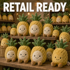 Giocattoli di Peluche Tropicali Personalizzati OEM ODM, <span class=keywords><strong>Pappagallo</strong></span> Ananas Imbottito, <span class=keywords><strong>Regalo</strong></span> per Bambini all'Ingrosso - Product Image 4