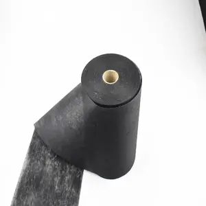 Activated carbon nonwoven fiber 40gsm 45gsm 50gsm filter cloth fabric material roll for odor