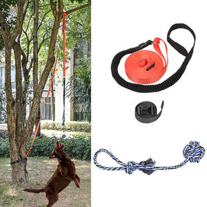 Mainan tarik anjing kuat untuk anjing besar pohon Tugger mainan anjing peralatan bermain luar ruangan <span class=keywords><strong>Tug</strong></span> <span class=keywords><strong>a</strong></span> War tali Bungee untuk hewan peliharaan - Product Image 3