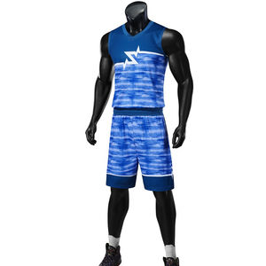 Uniforme de basket-ball en jersey avec logo de marque de haute qualité - Product Image 1