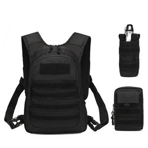 Mochila Táctica Negra Personalizada, Multifuncional, de Poliéster/Forro de PU, para Montañismo y Senderismo - Product Image 4