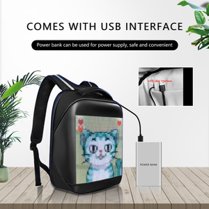 Ứng Dụng Điều Khiển Thông Minh <span class=keywords><strong>LED</strong></span> Quảng Cáo Ba Lô Phim Hoạt Hình Mô Hình Kỹ Thuật Số <span class=keywords><strong>LED</strong></span> Hiển Thị Du Lịch Xe Đạp Ba Lô - Product Image 4