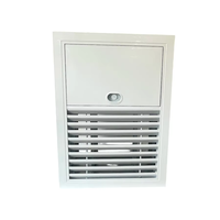 Grille de ventilation carrée en acier inoxydable/aluminium à lames multiples, économie d'énergie, sortie d'évacuation des fumées pour salle de sport et hall