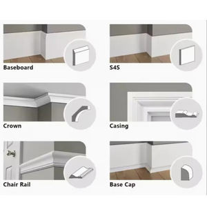 Rodapié Decorativo Moderno Blanco de PS para Marcos de Puertas, Uso Interior en Villas y Hoteles, Impermeable, Anti-Insectos, Resistente a la Putrefacción, Fácil de Instalar - Product Image 4