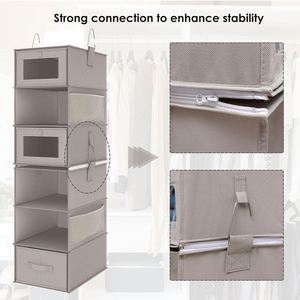 Rangement suspendu pliable et personnalisable en tissu non tissé imperméable - Product Image 3