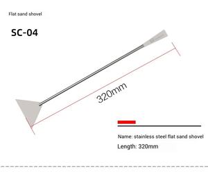 Kit di strumenti per piante acquatiche 304 in acciaio inossidabile serie SUNSUN SC-forbici ondulate e dritte, raschietto per alghe a curva di nichel per acquari - Product Image 6