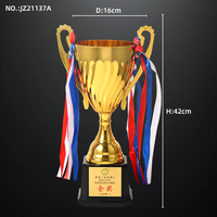 JZ Fabricant Creative Design Grande Compétition Prix Trophée Tournois Sportifs Ligue Match Football Football Souvenir Trophées