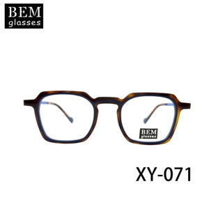 إطارات نظارات طبية للجنسين بتصميم كلاسيكي أوروبي أمريكي مربع الشكل كامل الحواف خفيف الوزن مضاد للضوء الأزرق للشباب - Product Image 1