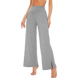Pantalon de détente en viscose de bambou pour femmes WiWi, pantalon palazzo à jambes larges, pantalon de yoga décontracté, bas de pyjama, tailles S-XXL - Product Image 4
