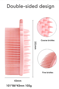 Nouvel outil de nettoyage facile en silicone pour le bain, pour le massage corporel et le nettoyage de la peau - Product Image 5